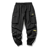 Nuevo Cargo Pantalones Hip Hop Joggers Hombre Harem