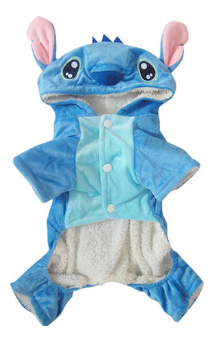 Ropa Para Mascotas Stitch, Abrigo Con Capucha, Chamarra, Cha