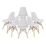 Set De 10 Sillas Eames  Modernas Minimalista 