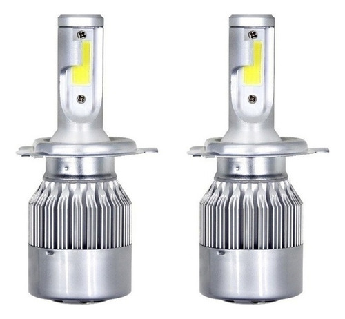 2kit Hed Led H4 Xenon Tipo Faros Delanteros Auto Luces 36w L