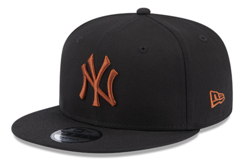 Gorra New Era New York Yankees 950 Unisex-negro/naranja