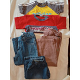 Lote Ropa 2 Años Niño Bebé Remeras Jeans,bermuda Corderoy