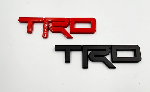 Emblema Trd Negro Para Toyota 4runner Fj Tacoma Tundra  Foto 3