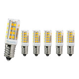 6 Ampolletas Led 5w E14 Luz Cálida/fría - Sumatel 