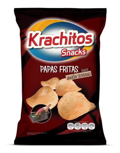 Papas Fritas Krachitos Jamon Serrano X 55 Gr