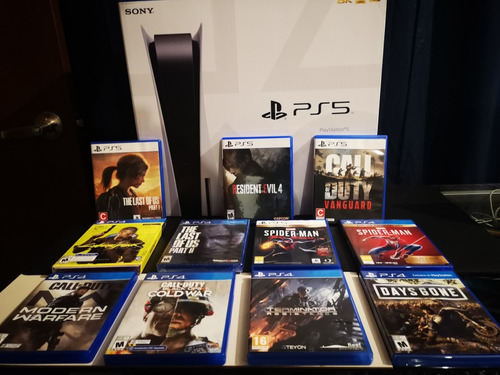 Playstation 5 Original Resident 4 The Last Of Us 2 Nuevos