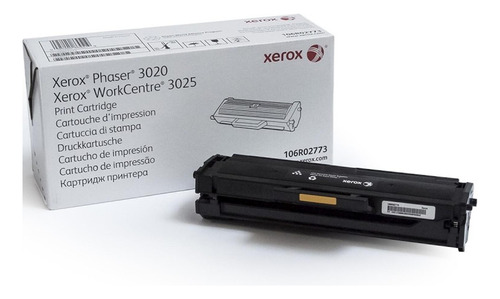 Toner Xerox 106r02773 Negro Phaser 3020 Workcenter 3025