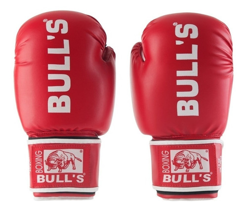 Guantes Boxeo Bulls Profesionales 8 10 12 14 16 Oz Abrojo