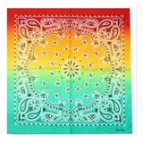 Pañuelo Con Estampado Multicolor  Unisex Algodón 55x55 Cm