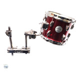 Kit Tom 8'' Com Clamp E Tom Holder De Bateria X-pro / Vinho