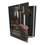 Kit Vinho Abridor Saca Rolhas Tampa Dosador Livro 05 Peças