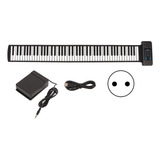 Teclado Plegable Para Piano, Enrollable, 88 Teclas, Enchufe