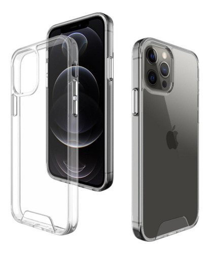 Capa Capinha Clear Case Space Para iPhone 12 Pro Max Cor Transparente iPhone 12 Pro Max (6.7)