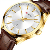 Reloj Elegante De Cuero Curren Para Hombre 8365