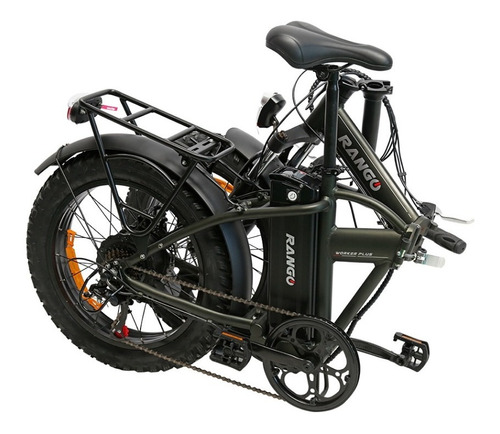 Bicicleta Eléctrica Plegable 65km Autonomía Rango Workerplus
