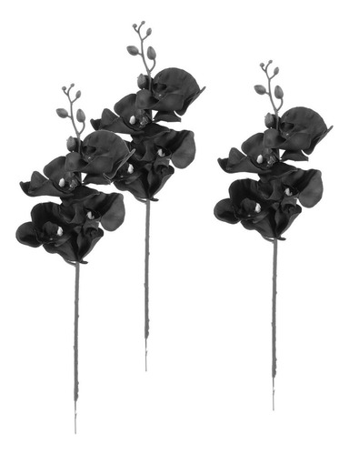 3 Uds. De Decoración De Orquídeas Y Mariposas Falsas,