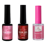 1 Top Coat + 1 Ph Desidrat + 1 Base Gel Fiber Ou 1 Base Gel 