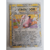 Entrenador Carta Pokemon  Edicion Mal Estado Con Folio