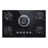 Fogão Cooktop Gás 5 Bocas Consul Cd075ae Preto 127v/220v