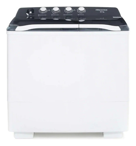 Lavadora Semiautomática Doble Tina 20kg Hisense Wsa2001p