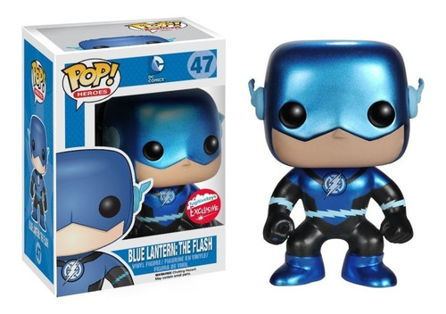 Funko Pop Vinyl Dc Comics - Flash Blue Lantern Metálico