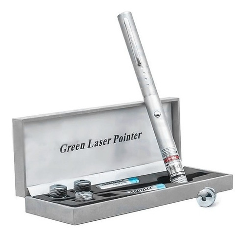 Caneta Laser Pointer Verde Lanterna 5000mw 5 Pontas Potente Longo Alcance Luz Forte Laser Potente Qualidade