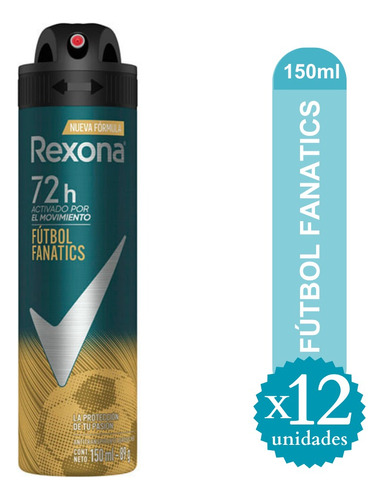 Pack Desodorante Rexona Men Ap 150ml X 12 Unid - Ma