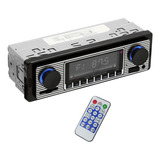 Radio Bluetooth Vintage Para Auto, Pantalla Lcd, Usb, Sd, Au