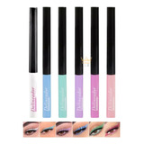 Delineador Liquido Maquillaje Ojos Lápiz  Colores Pack X6