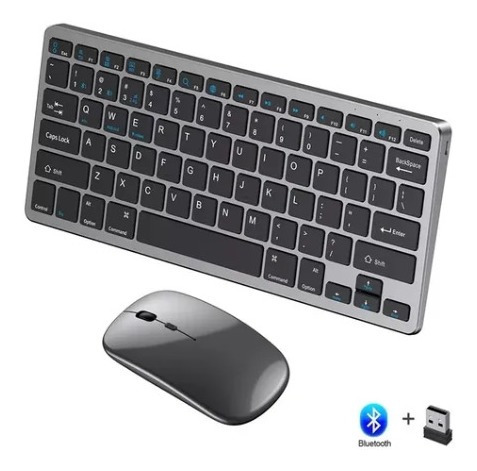 Teclado E Mouse Bluetooth Recarregável Macbook Air 2020 M1 