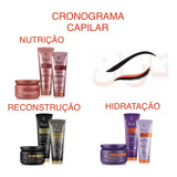 Cronograma Capilar Siage Rose, Química E Liso Intenso