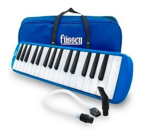 Melodica 32 Notas Azul Fussen Con Bolso