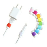 6 Piezas De Protector Para Cable Saver En Diferentes Colores