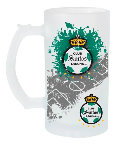 Tarro Cervecero 16oz Club Santos Laguna Liga Mexicana