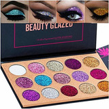 Paleta De Sombras Glitter Waterproof