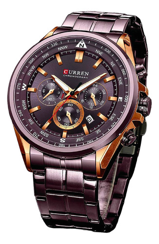 Curren Reloj Hombre Luxury Cronógrafo  Cuarzo Blue 8399 Dep