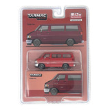 Tarmac Works Dodge Ram 150 Van Red Mijo Exclusives 1/64 Color Rojo