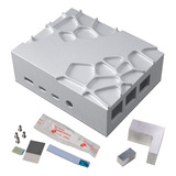 Akasa Gem Pro, Puro Aluminio Raspberry Pi 4 Case, Disipador