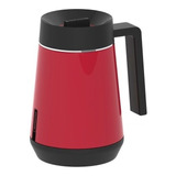 Bule Térmico Tramontina Exata Em Aço Inox Vermelho 300 Ml