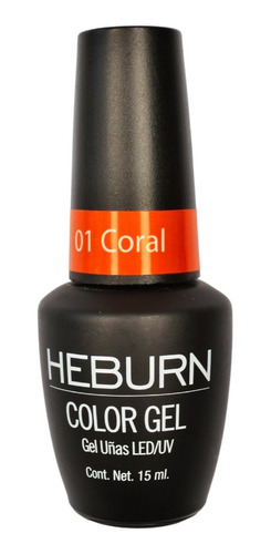 Esmalte Semipermanente Heburn Color Gel Led/uv 15ml