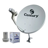 Kit Antena Banda Ku Century 60 Cm Com Lnbf Mono