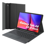 Funda Con Teclado + Touchpad Para Samsung Tab A8 10.5