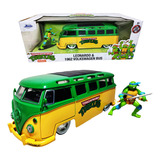 1962 Volkswagen Combi Tortugas Ninja Leonardo Jada Esc 1:24