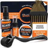 Follicle Booster Kit Completo De Crecimiento De Barba  6 En