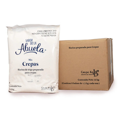 Harina Para Crepas Mix De Crepas - 12k - Sabor De La Abuela | Meses sin interés