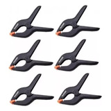 Set 6 Prensas D Mano Plastica 4 '/100 Mm Pinza Clamp Harden