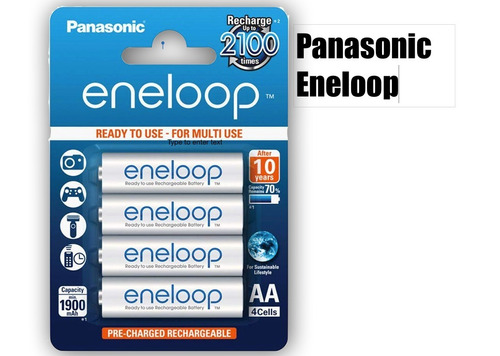 Eneloop Aa Baterias Panasonic Bk-3mcce/4be Xtrme P