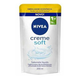 Refil Sabonete Líquido Nivea Creme Soft 200ml