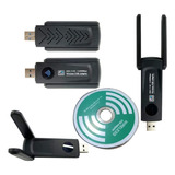 Antena Adaptador Wifi 1300 Mbps De Banda Dual Bluetooth Usb
