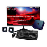 Pc Computadora Armada Intel N5095 8 960 Monitor Curvo 24